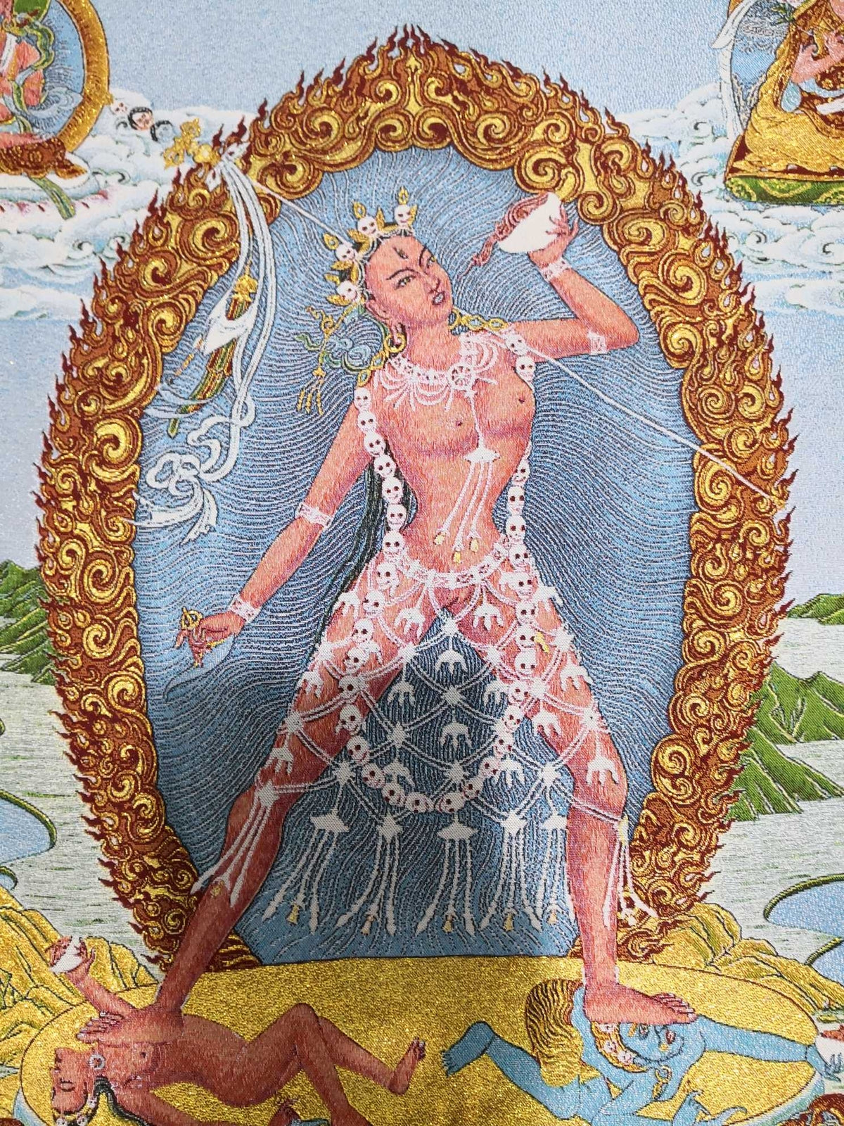 Tibet Tibetan Cloth Silk Buddhism Naropa Tradition Vajrayogini Tangka Thangka36"