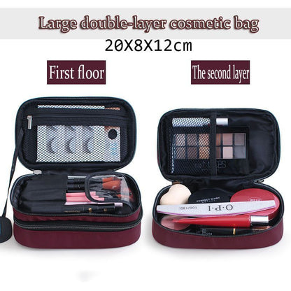 Makeup Bag Case Waterproof Cosmetic Bag Travel Organizer Beauty Toiletry Pouch