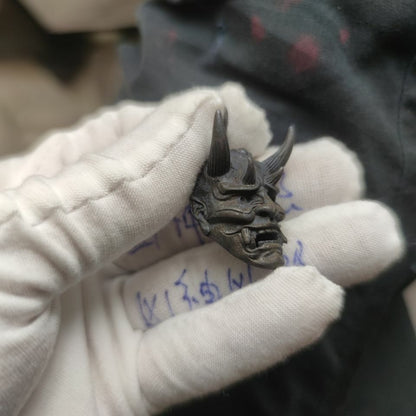 Copper Brass Ghost Face Fang Mask Casting Bonjour Mask Pendant