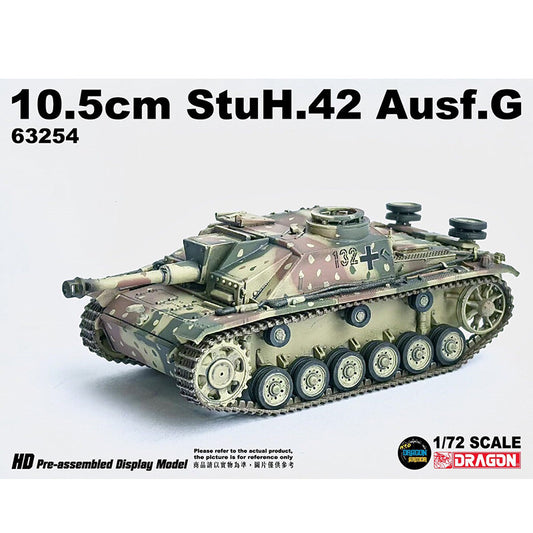 1/72 German 10.5cm Type 42 Assault Howitzer G-Tank Model 1944