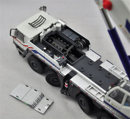 for ZOOMLION QAY220V ALL TERRAIN CRANE White Collection Edition 1:50 Truck Model