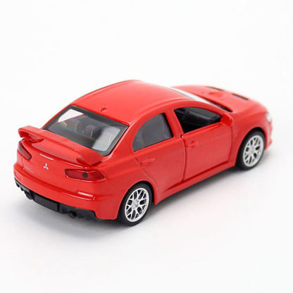 1/41 Scale Mitsubishi Lancer Evolution X Model Car Metal Diecast Toy Cars Red