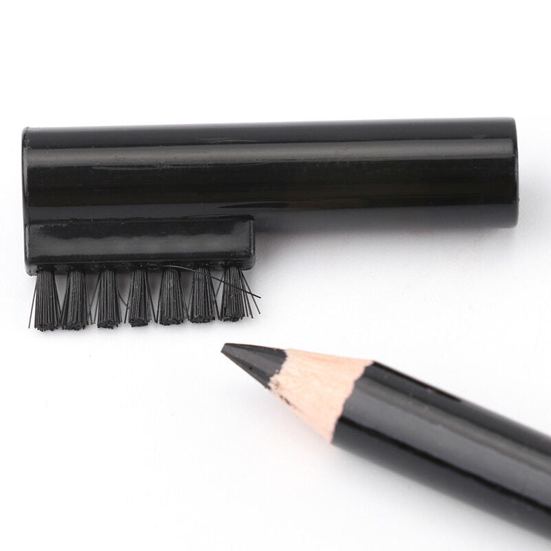 MENOW Makeup Eyebrow Pencil with Eyebrow Comb Waterproof Eye Cosmetic Sticker