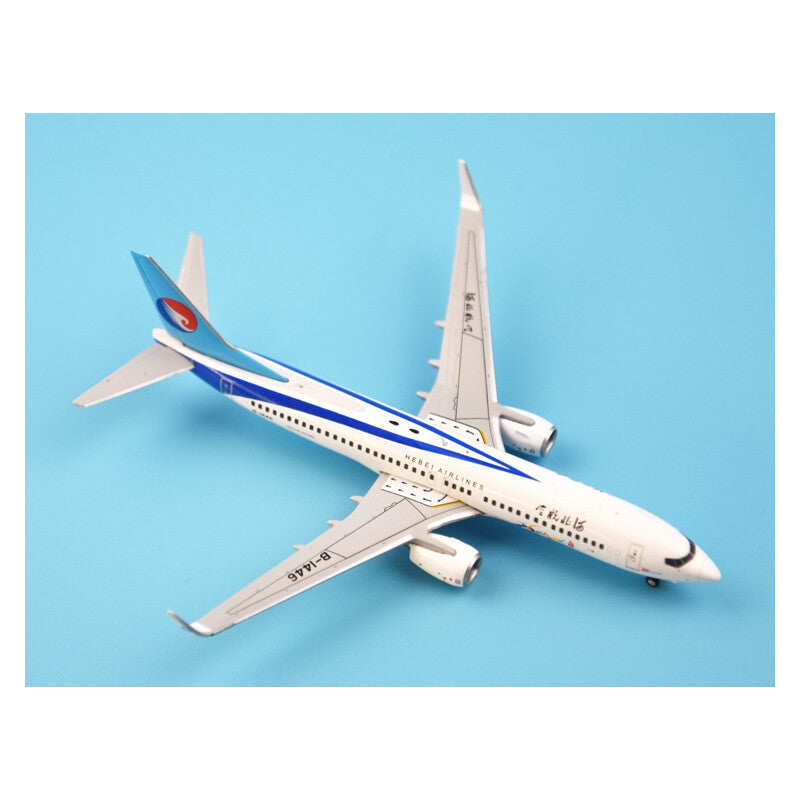 JC Wings HEBEI AIRLINES for Boeing 737-800 B-1446 1/400 plane Pre-builded Model