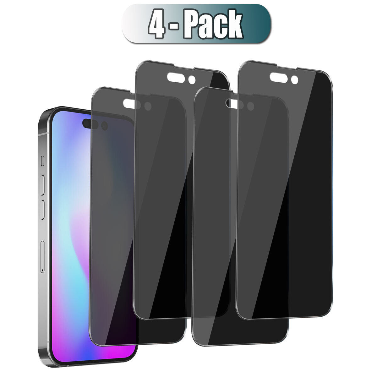 For iPhone 14 Pro/Pro Max/Plus Privacy Tempered Glass Anti-Spy Screen Protector