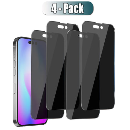 For iPhone 14 Pro/Pro Max/Plus Privacy Tempered Glass Anti-Spy Screen Protector