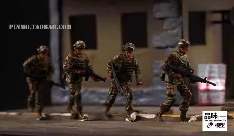 1/72 Arab Soldiers Middle East 5 Soldier Model