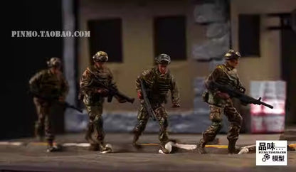 1/72 Arab Soldiers Middle East 5 Soldier Model