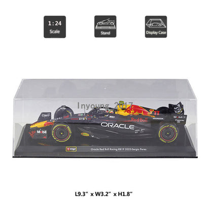 1:24 F1 Red Bull RB19 Model Car Diecast Vehicle Metal Toy Cars Sergio Perez #11