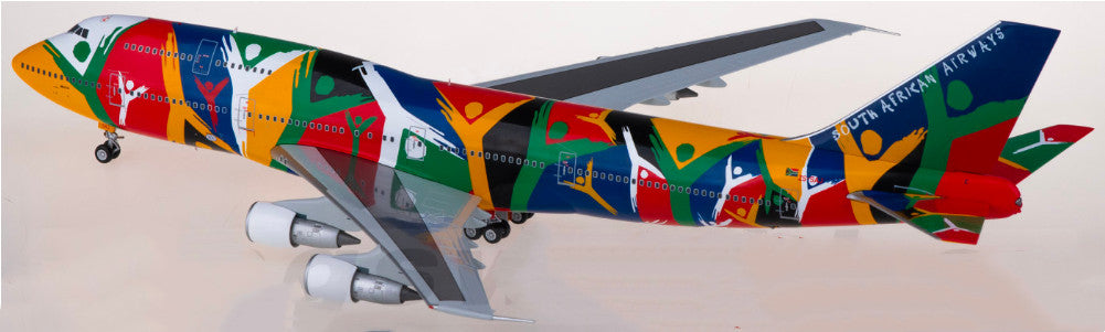 1:200 SQ Wings South African Airways B747-300 Passenger Airplane Diecast Model