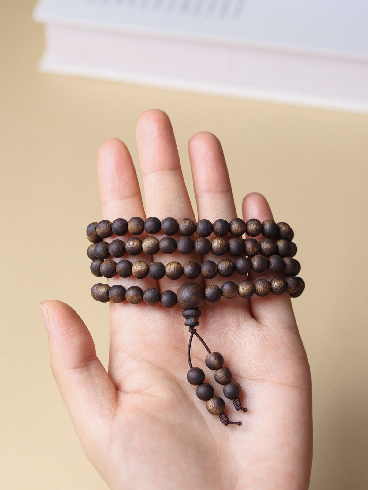 6mm Chinese Natural Eaglewood Handmade Exquisite Bracelets 31249