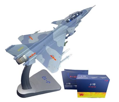 1:48 36CM China Air Force J-10 Fighter Airplane Diecast Military Aircraft Model