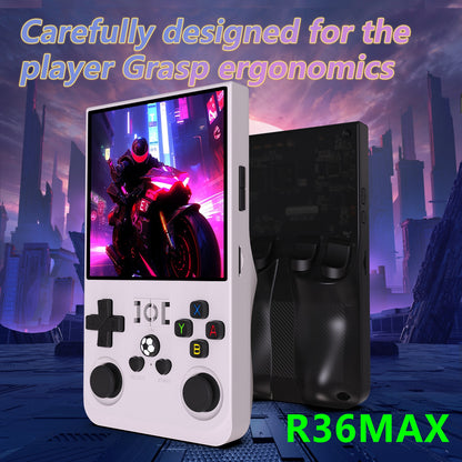 R36Max Retro Handheld Video Game Console 64-128GB 4Inch IPS Screen 22000 Games