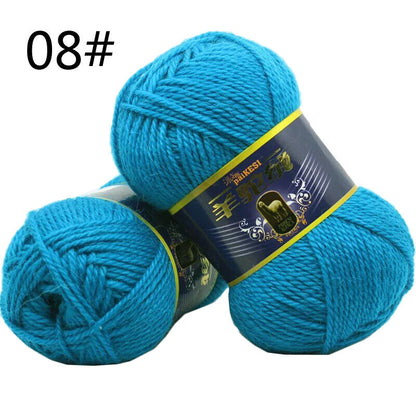 Hot Sale 100g Camel Velvet Thick Yarn Cashmere Hand Knitting Crochet Crafts Yarn