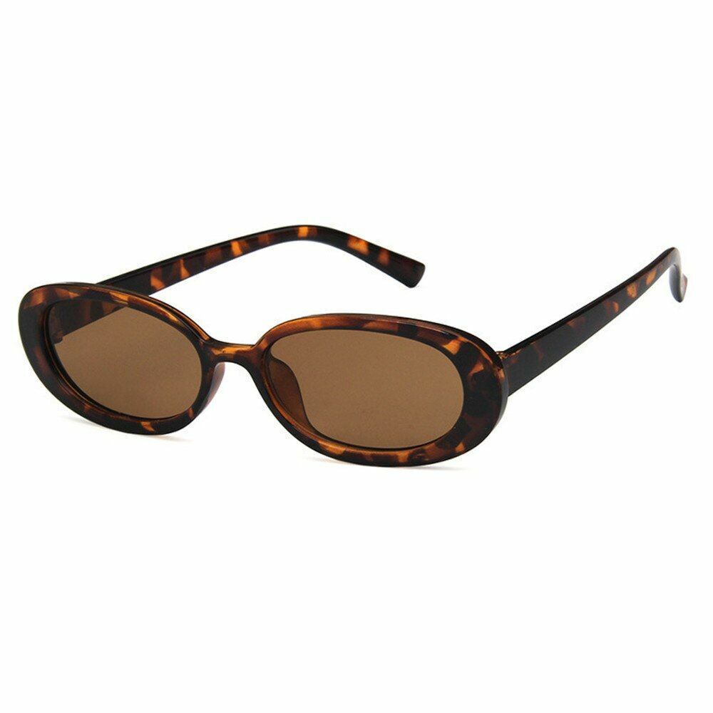 Oval Sunglasses 1pc Design Retro Small Vintage Shades Anti-blue Light Eyeglasses