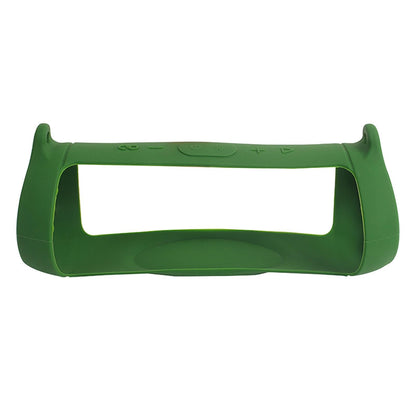 Green Silicone Cover Pad With Strap For JBL Charge 5 Bluetooth Speaker w