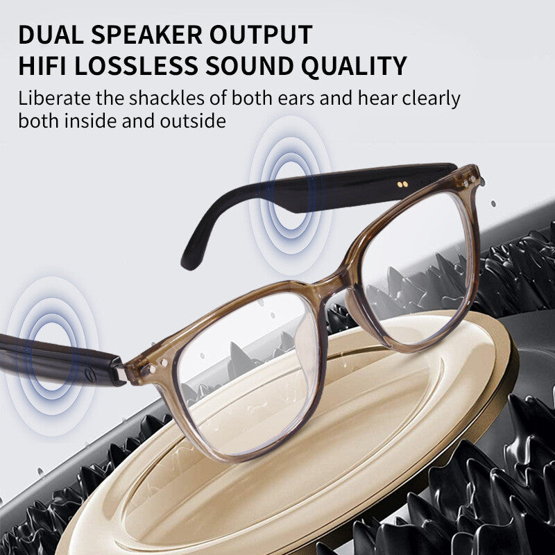 New fashion Bluetooth audio smart glasses Sunglasses Open earbuds 2 speakers