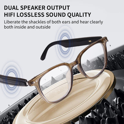 New fashion Bluetooth audio smart glasses Sunglasses Open earbuds 2 speakers