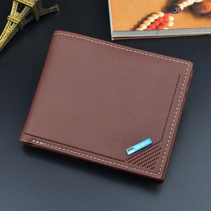 Men's Leather Bifold ID Card Holder Purse Wallet Billfold Handbag Slim Clutch