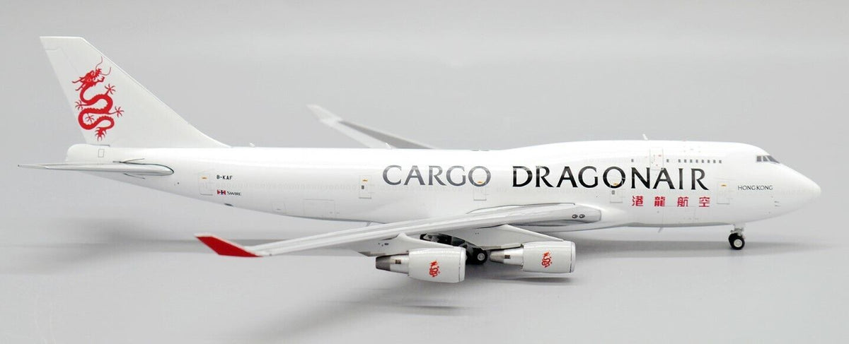1:400 JC Wings DRAGONAIR CARGO BOEING 747-400F Aircraft Diecast Airplane Model