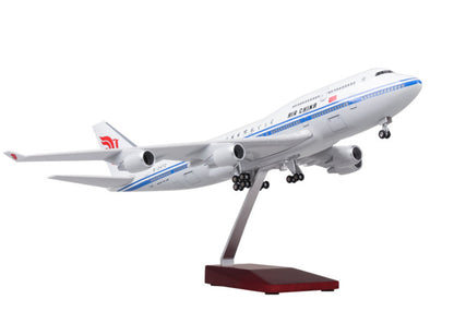 1:150 47CM AIR CHINA BOEING 747-400 Aeroplane Landing Gear Resin Aircraft Model