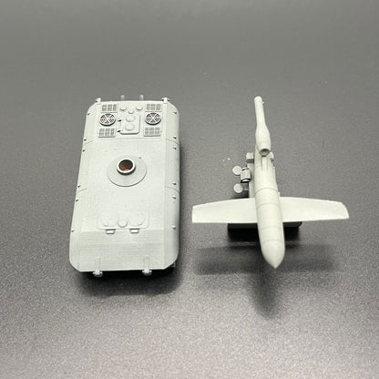 1/144 E100 V1 Cruise Missile Launch Vehicle Tank V1 Missile Launch Vehicle Model