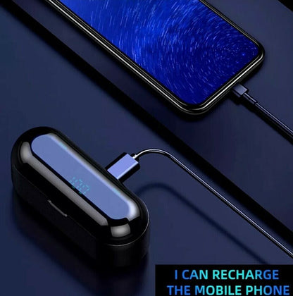 2 Set of Wireless Bluetooth Headphones for Cell Phones Tablet Universal Phone