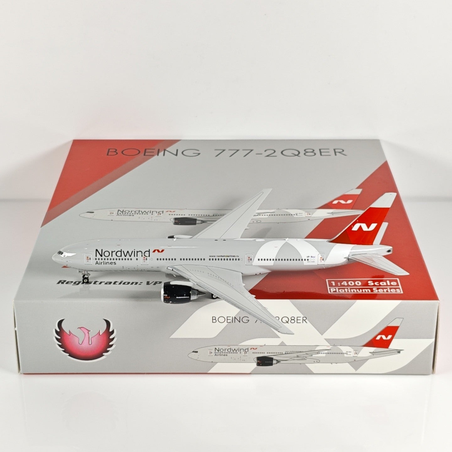 1:400 Phoenix Nordwind Airlines B777-200ER Airplane Diecast Aircraft Plane Model