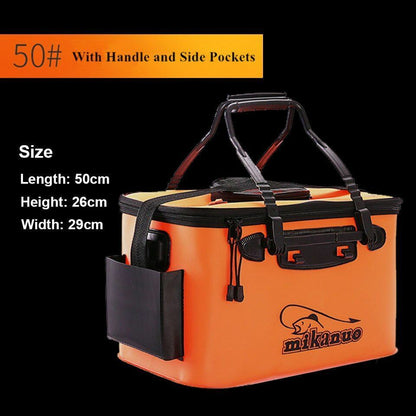 Fishing Box Bags Handing Outdoor Plastic Bucket Fish Sea Waterproof Accessories