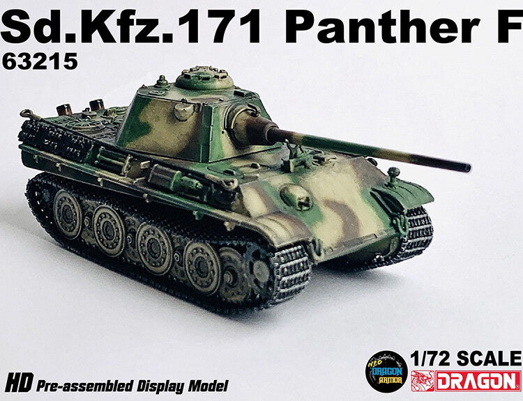 1:72 DRAGON ARMOR Sd.Kfz.171 Panther F Medium Tank Diecast PVC Military Model