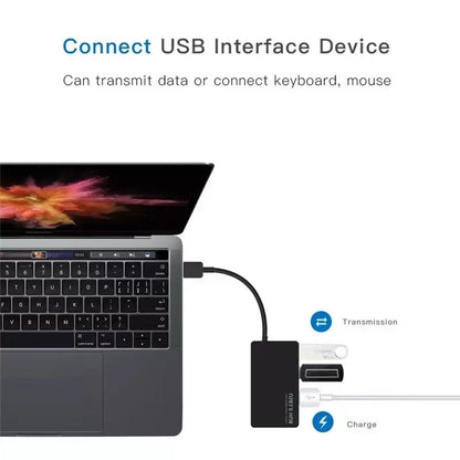 USB 3.0 4 Port Hub Splitter For PC Mac MacBook Notebook Laptop Desktop LOT