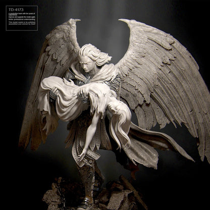 1:24 75mm resin figure model kit Crying Angel Unassembled unpainted