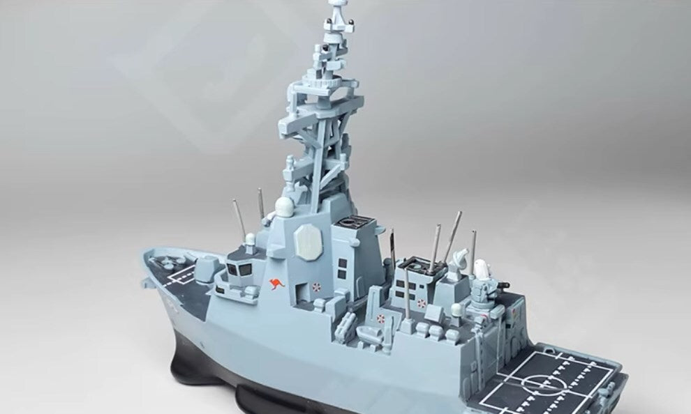 Cute Version Australian Navy Hobart Class Destroyer static Models