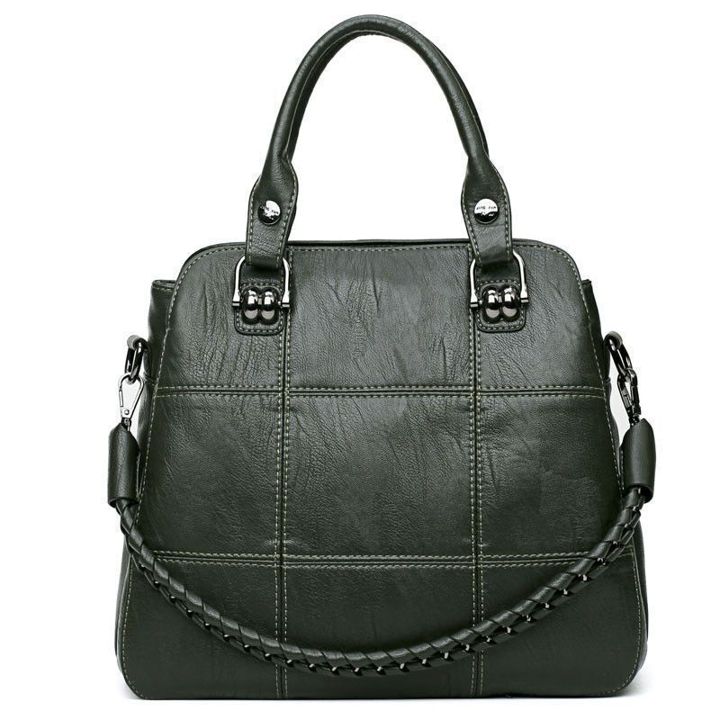 Women Shoulder Crossbody Bag Leather Messenger Bags Luxury Tote Elegant Handbag