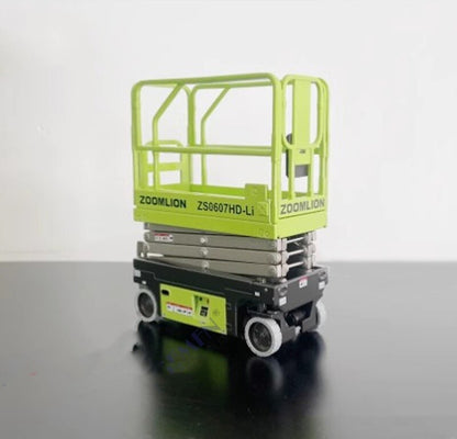 1:25 ZOOMLION ZSO607HD-Li Electric Scissor Lifts Equipment Machine Diecast Model