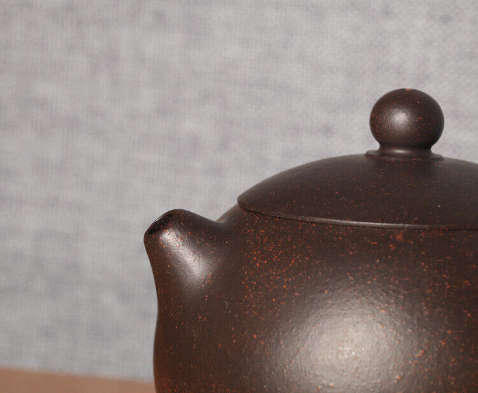 200ml Ball Shaped Infuser Holes Yixing Zisha Clay Tea Pot Household Xishi Pot