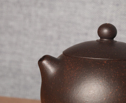 200ml Ball Shaped Infuser Holes Yixing Zisha Clay Tea Pot Household Xishi Pot