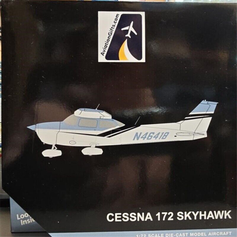 1:72 GeminiJets Cessna 172M Skyhawk N46418 Diecast Aircraft Model