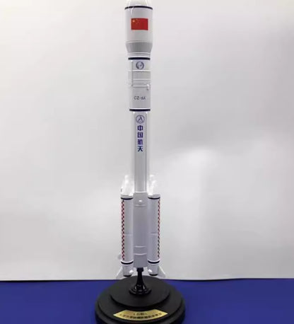1:135 43CM China Long March CZ-6 Carrier Rocket Diecast Aerospace Model