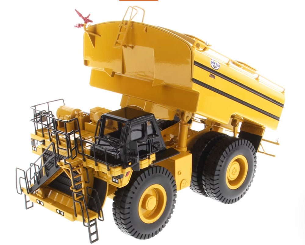 1:50 DM CAT MEGA MWT30 Mining Truck Water Tank Construct Machine Diecast Model