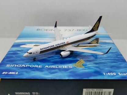1:400 Phoenix SINGAPORE AIRLINES BOEING 737-800 Passenger Airplane Diecast Model