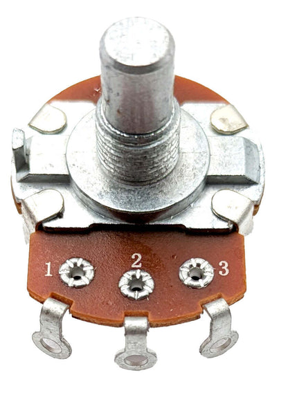8 Pack 50K Ohms Potentiometer, 1/2W, Panel Mount, Single Turn, Round Shaft
