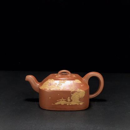 vintage chinese yixing purple clay teapot zisha ceremony teaware collection rare