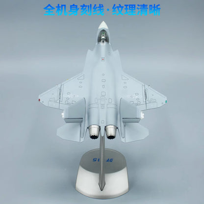 1:72 CHINA J-35 Fighter Jet Airplane Diecast Military Aircraft Aeroplane Model