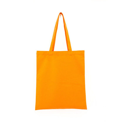 Solid Color Canvas Bags Shopping StorageBags Tote Bag Eco-friendly Shopping Bags