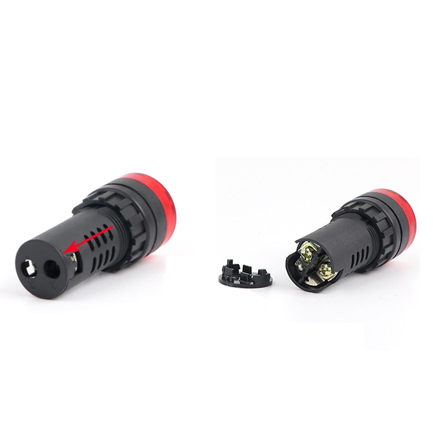 1/2/3/5/10Pcs 110V AD16-22SM Buzzer LED Flash Alarm Indicator Signal Light s