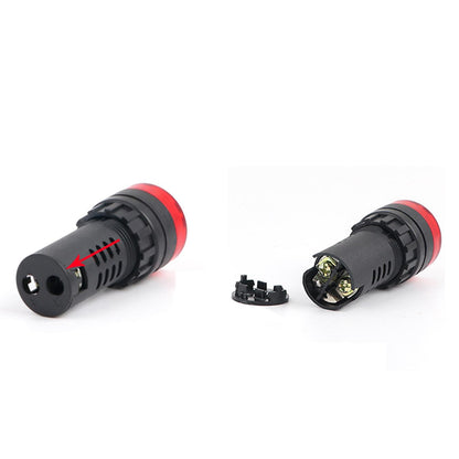 1/2/3/5/10Pcs 110V AD16-22SM Buzzer LED Flash Alarm Indicator Signal Light s