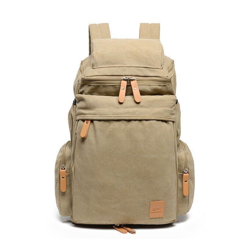Canvas Travel Backpacks Men Casual Bag Bucket Bags Travel Bags