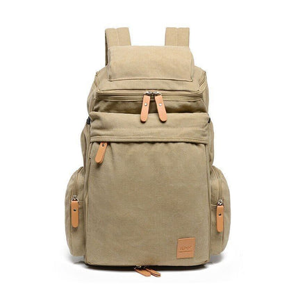 Canvas Travel Backpacks Men Casual Bag Bucket Bags Travel Bags