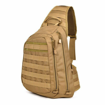 Outdoor Shoulder Bag Camouflage Travelling Tactical Slung Backpack Waist Strap